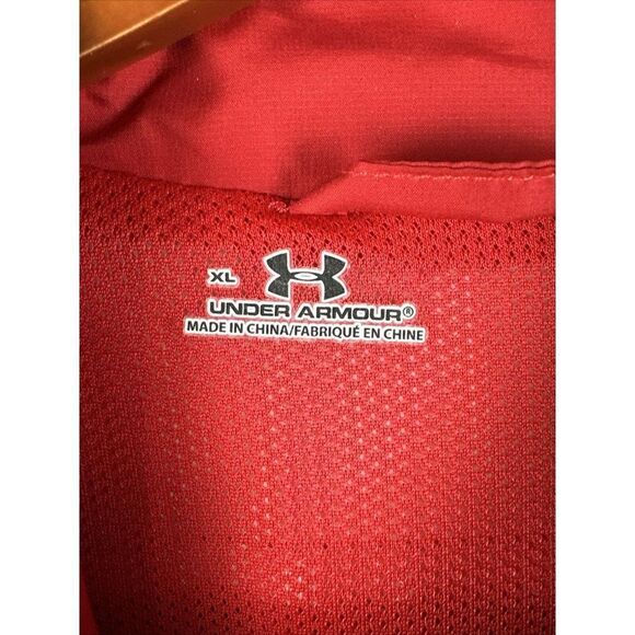 Texas Tech Red Raiders Under Armour Full Zip-Up Jacket Red Men’s XL NCAA 2008 - Picture 6 of 9